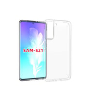 Samsung Galaxy S21 Uyumlu Kılıf Zore Süper Silikon Kapak (Renksiz)