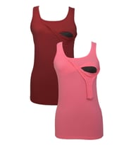 LuvmaBelly MYRA1505_1507 Emzirme atlet seti (Kırmızı)