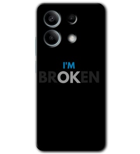 Redmi Note 13 Pro 5G Kılıf HD Desen Baskılı Kılıf - Im Broken