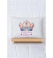 Pia Baby Premium %100 Pamuk İsme Özel Kız Bebek Yastık Kılıfı 35*45 cm 5047-12