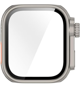 [Change-Case] Huawei Watch Fit 5 Pro için 2’si 1 Arada Sert Polikarbonat Kasa Koruyucu Dokunma ve Netliği Etkilemeyen Darbelere ve Çizilmeye Karşı Fit 5 Pro Ekran Koruyucu Kılıfı (Titanium)