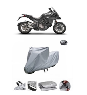 Ducati Multistrada 1260 S  Su Geçirmez Motosiklet Brandası ARKA ÇANTA UYUMLU