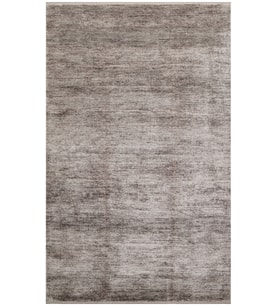Gri Soyut Desen Veldi Modern Salon Yatak Odası Viskon Polyester Kilim Halı
