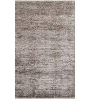 Gri Soyut Desen Veldi Modern Salon Yatak Odası Viskon Polyester Kilim Halı