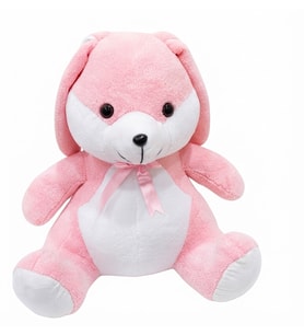 Yumoş Tavşan Büyük Boy Pembe 55 cm