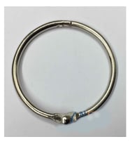 Kilitli Yuvarlak Halka, 3cm - 100 Adet