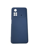 Poco M4 Pro ile Uyumlu Cappy Silikon Kılıf Lacivert