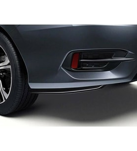 Honda Civic Fc5 Arka Flap + Klips Seti Piona Black İthal 2016 2017 2018 2019 2020 2021