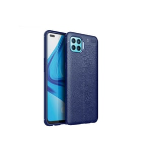 Oppo Reno 4 Lite Uyumlu Kılıf Zore Niss Silikon Kapak (Lacivert)