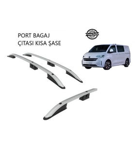 TRANSPORTER KOMBİ KISA ŞASE 2025 2026 2027 PORTBAGAJ TAVAN ÇITASI GRİ