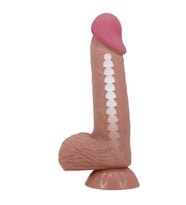 Hızlı Express Kayan Cilt Serisi 26 Cm Kıkırdaklı Realistik Penis Damarlı Dildo