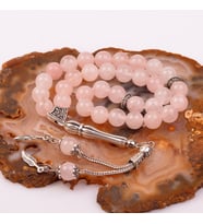 Pembe Kuvars Taşı Tesbih (8 mm)