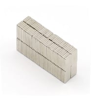 20 Adet 15x10x1.5 Mm Köşeli Neodyum Mıknatıs N35 Magnet Dayanıklı Nikel Kaplama