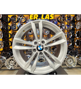 4 Adet BMW ORIJINAL 8*18 5*120 ET34 72.6 SILVER JANT REVİZE EDİLMİŞ (Takım)