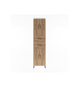 Hyperion Dolap 3 Raflı 2 Çekmeceli 4 Kapaklı 60x44x243 Aytaşı-Çam