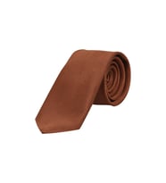 Klasik & Modern Stil Uyumlu Armürlü Erkek Kravat – Özel Gün ve İş Hayatı İçin (Bakır- Altın)