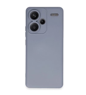 Xiaomi Redmi Note 13 Pro Plus Kılıf Nano İçi Kadife Silikon - Gri