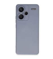 Xiaomi Redmi Note 13 Pro Plus Kılıf Nano İçi Kadife Silikon - Gri