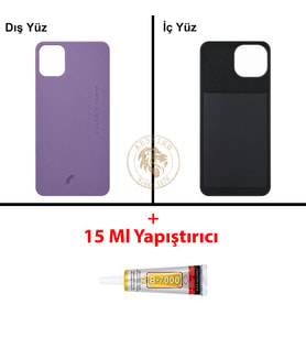 Reeder Yapıştırıcı S23 Max Pro Mor Yapıştırıcı B-7000 Yapıştırıcı Arka Kapak Arka Cam Batarya Kapağı Lazer Kesim Kapak Pil Kapağı Back Cover