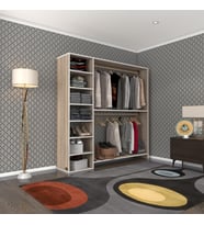Kenzlife giysi dolabı abdurrahman 180*180*40 crd gardırop