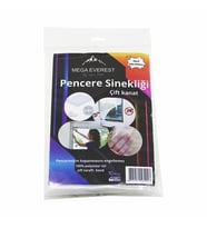 ÇİFT KANAT TÜL PENCERE SİNEKLİK 100X150CM - 5MT BANT (5343)