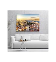 Istanbul Terastan Boğaz Kanvas Tablo 70 x 100 cm