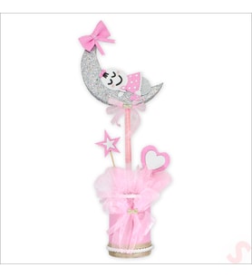 Ay Bebek Masa SüSü, 50cm x 20cm - Pembe (STD)