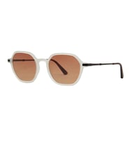 Fratelli Rossetti FR2053-10M 51 Polarize Unisex Güneş Gözlüğü (Şeffaf)