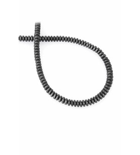 Hematit Taşı Rondela Kesim Mat Gri 4x2mm Doğal Taş Dizi