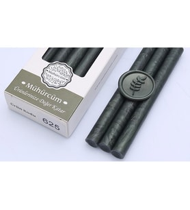 Mühür Mumu Çubuk 11mmx120mm 10lu Paket Mod: 625 GÜMÜŞ NEFTİ YEŞİL 