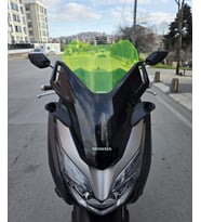 MOTOCAM Honda Forza 250 Ön Cam 2018-2020 Model 43cm Neon Sarı Renkli 4mm