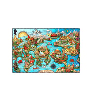 AHŞAP PUZZLE HARİTA