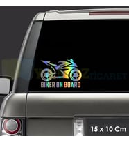 Motosiklet Araba Hologram Oto Motosiklet Renkli Sticker Yapıştırma Etiket Çıkartma 15 x 10 cm