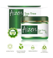 Aizen Çay Ağacı Yağlı Cilt Bakım Kremi Tea Tree Oily Skin Care Cream