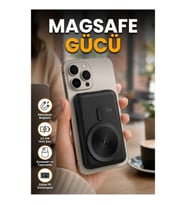 MagSafe Uyumlu Kablosuz Powerbank Hızlı Şarj Destekli Taşınabilir Şarj Cihazı