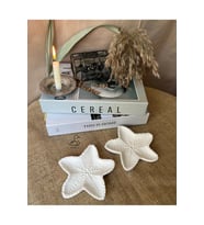 Deniz Yıldızı Görünümlü Dekoratif Tabak 2’li 14-14 cm