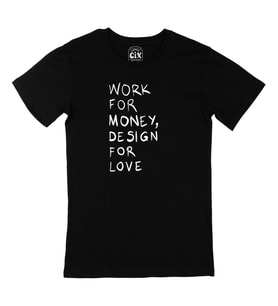 Work For Money Siyah Tişört
