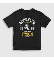 Presmono Unisex Çocuk Siyah Brooklyn Boxing Boks Mike Tyson T-Shirt 507342tt