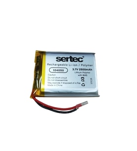 104050 3.7V 2500Mah Li-Polymer Pil (Devreli/1.5A)