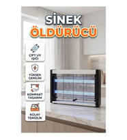 Çift Işıklı Elektrikli UV Sinek Öldürücü Lamba – Kompakt Masaüstü Tasarım