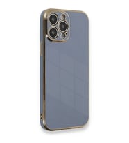 İphone 13 Pro Max Kılıf Volet Silikon - Mavi