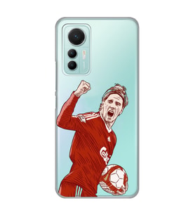 Xiaomi Mi 12 Lite Uyumlu Fernando Torres Desenli Şeffaf Telefon Kılıfı