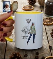 Kişiye Özel Karikatürlü Cute But Capricorn Oğlak Burcu Kupa Bardak Doğum Günü Hediyesi
