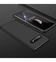 Samsung Galaxy S10 Uyumlu Kılıf Zore Ays Kapak (Siyah-Kırmızı)