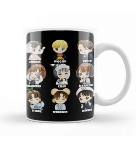 Stray Kids Chibi All Members Kupa Bardak Porselen