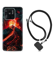 Xiaomi Poco X3 Pro M4 Pro X4 Pro C40 10C Kılıf Boyun Askılı Silikon Yanardağ 1611