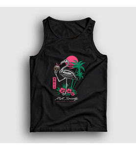 Presmono Unisex Siyah Flamingo Paradise Atlet 289683tt