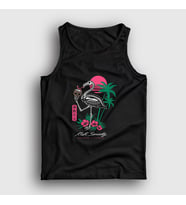 Presmono Unisex Siyah Flamingo Paradise Atlet 289683tt
