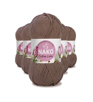 5 Adet Cotton Lüks Yelek Tunik Kazak Bluz Hırka İpi Yünü Toprak 97583