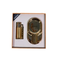 Parmida Çakmak Küllük İkili Gold Puro Seti - TR9110